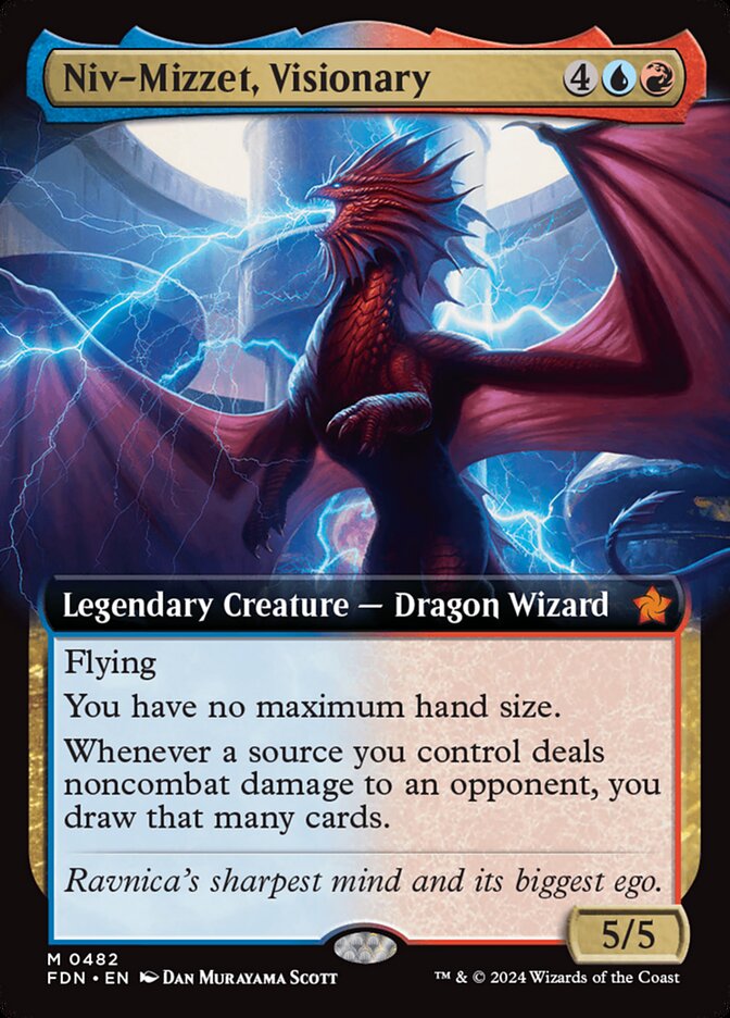 Niv-Mizzet, Visionary Extended Art