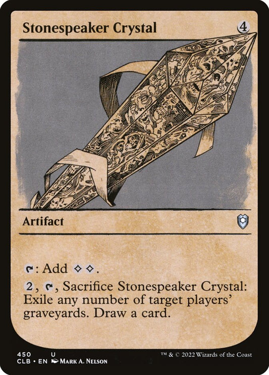Stonespeaker Crystal Showcase Foil