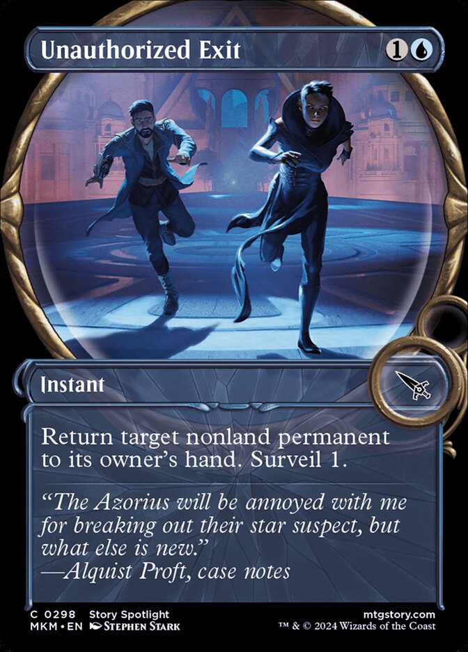 Unauthorized Exit Showcase Foil