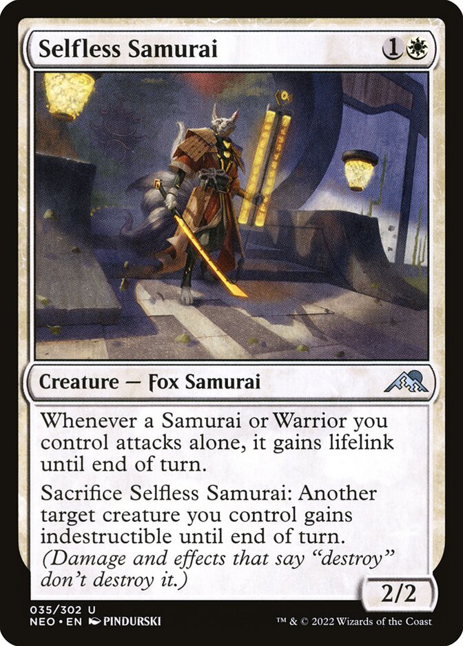 Selfless Samurai Foil