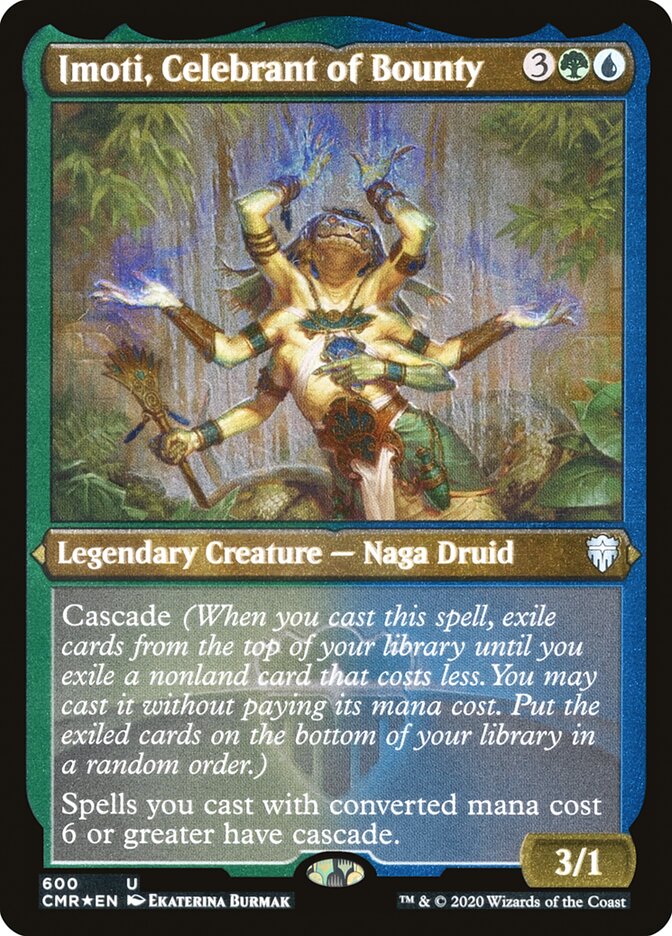 Imoti, Celebrant of Bounty Etched Foil