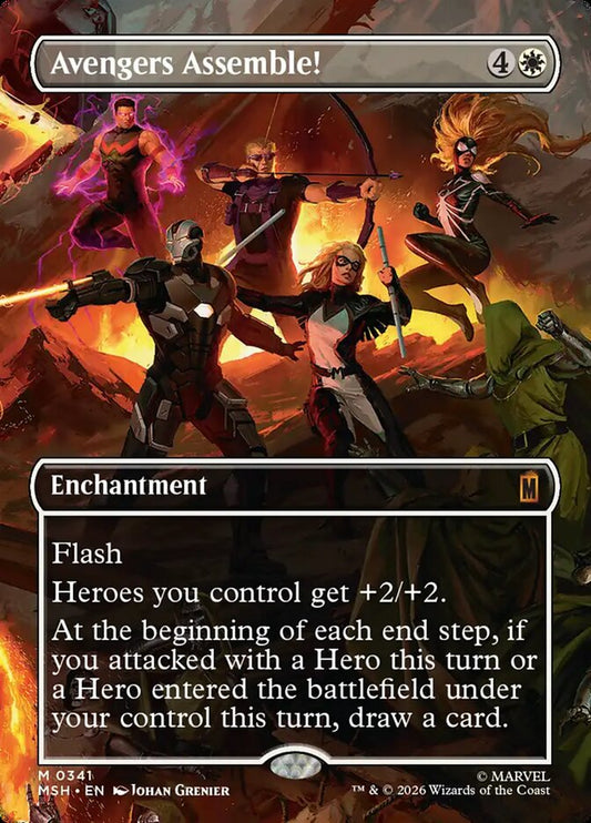 Avengers Assemble! Borderless Scene Foil