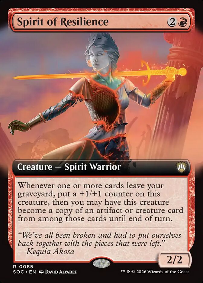 Spirit of Resilience Extended Art