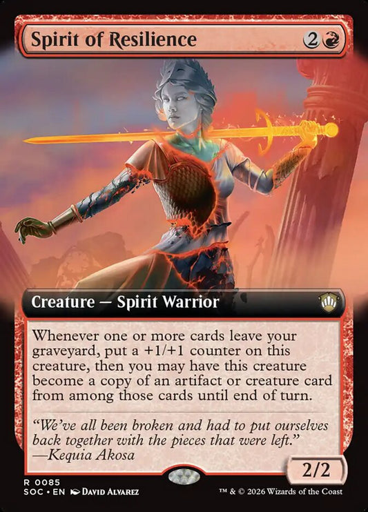 Spirit of Resilience Extended Art