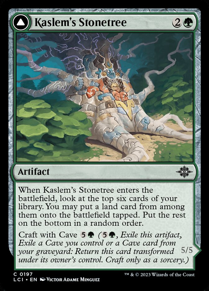 Kaslem's Stonetree // Kaslem's Strider Foil