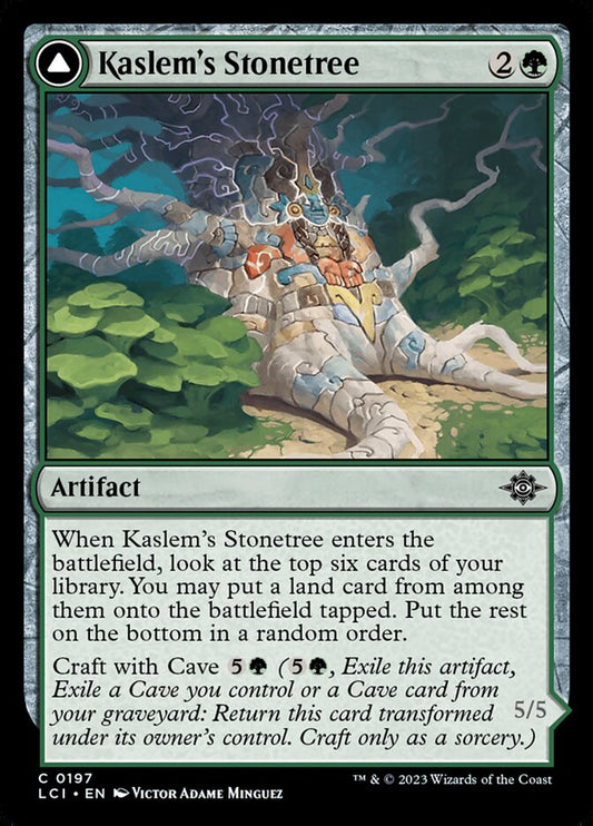 Kaslem's Stonetree // Kaslem's Strider Foil