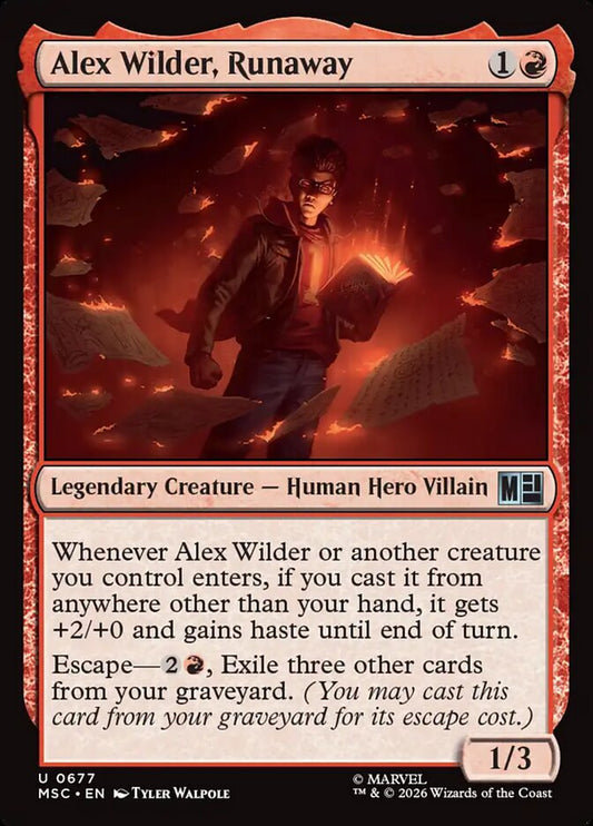 Alex Wilder, Runaway Foil