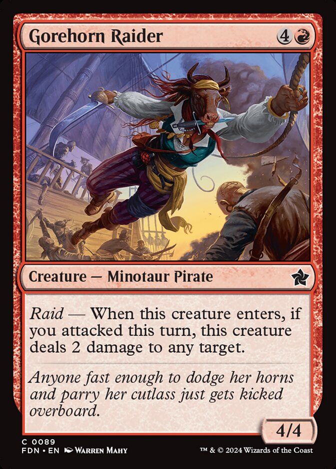 Gorehorn Raider Foil