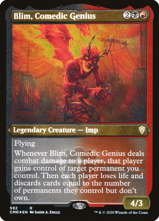 Blim, Comedic Genius Etched Foil