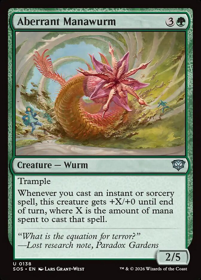 Aberrant Manawurm Foil