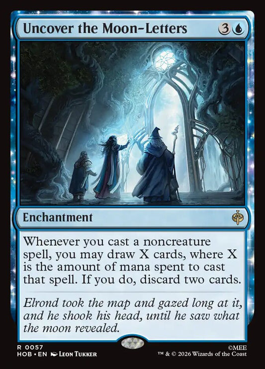 Uncover the Moon-Letters Foil
