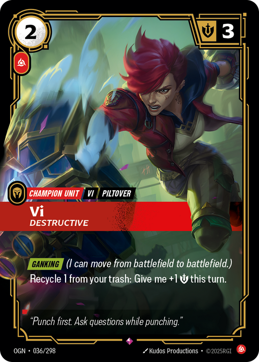 Vi, Destructive Foil