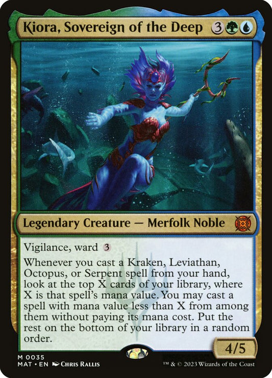 Kiora, Sovereign of the Deep Foil