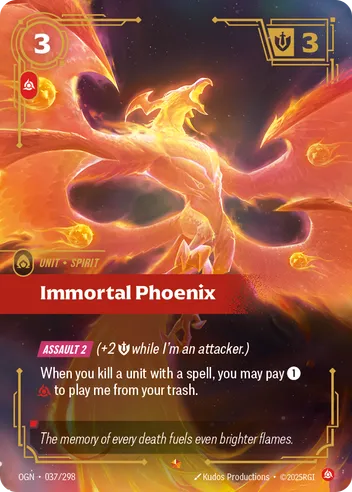 Immortal Phoenix Foil