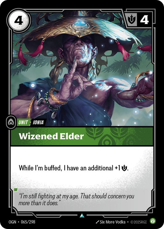 Wizened Elder Foil