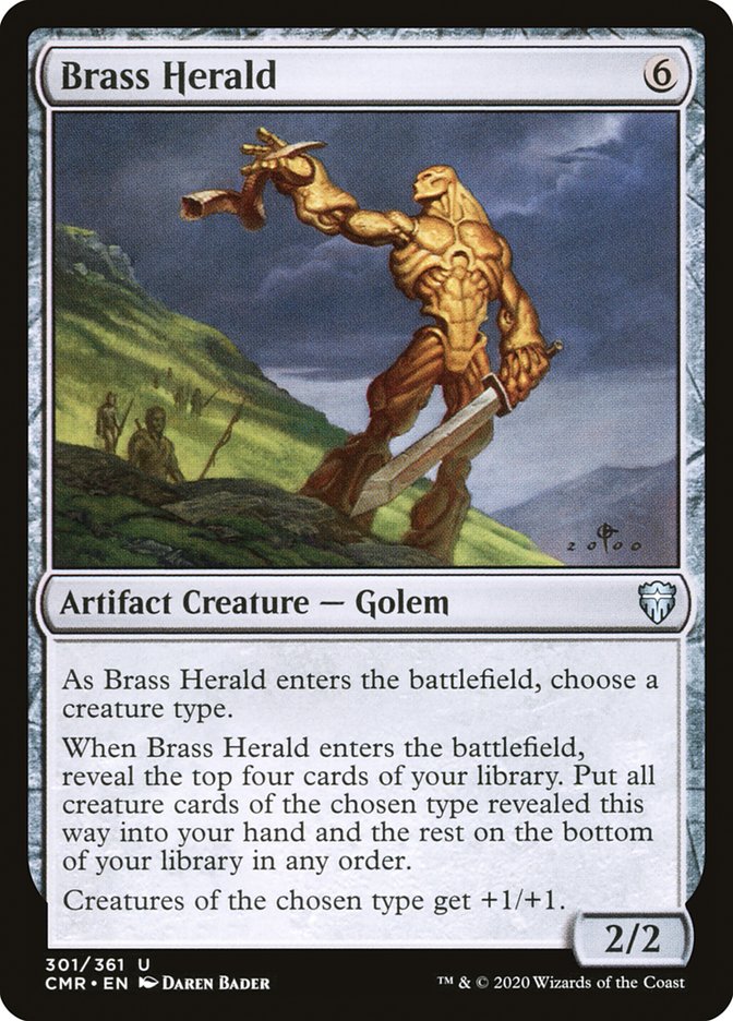 Brass Herald Foil