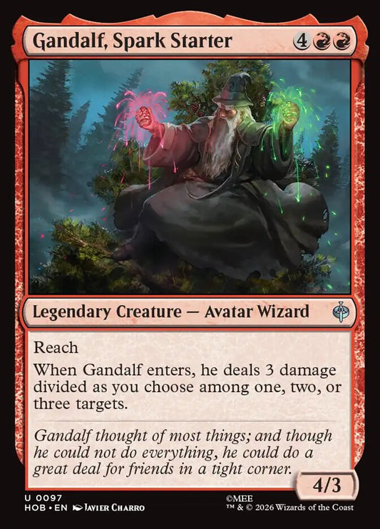 Gandalf, Spark Starter Foil