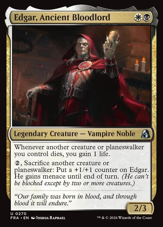 Edgar, Ancient Bloodlord Foil