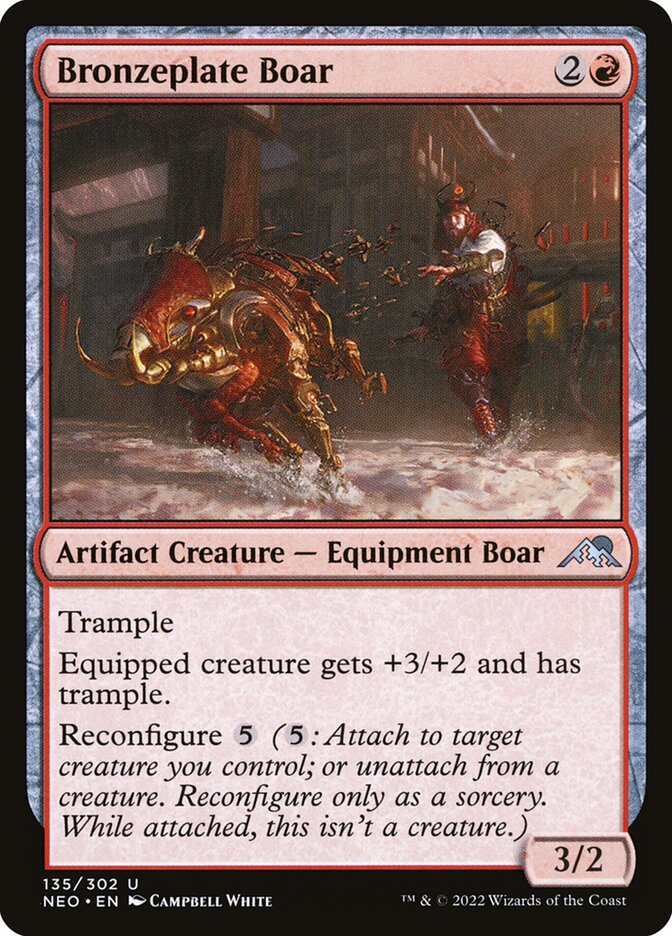 Bronzeplate Boar Foil