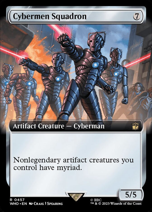 Cybermen Squadron Extended Art Foil