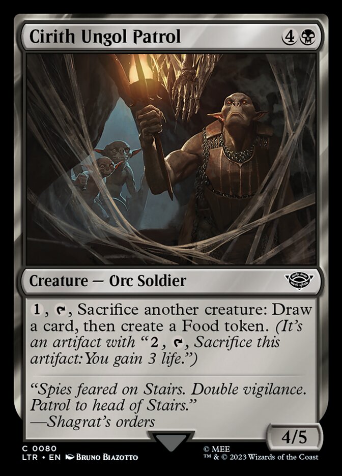 Cirith Ungol Patrol Foil