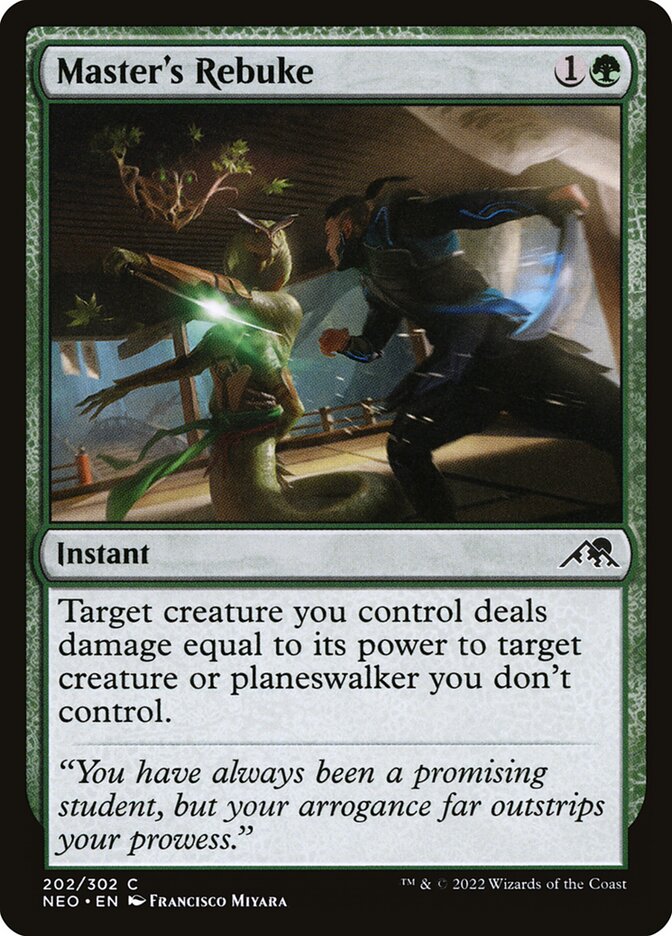 Master's Rebuke Foil