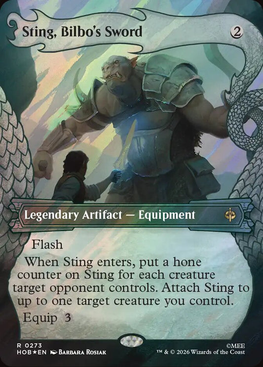 Sting, Bilbo's Sword Dragon Frame Surge Foil