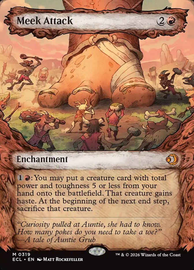 Meek Attack Showcase Foil