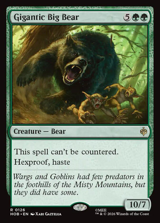 Gigantic Big Bear Foil