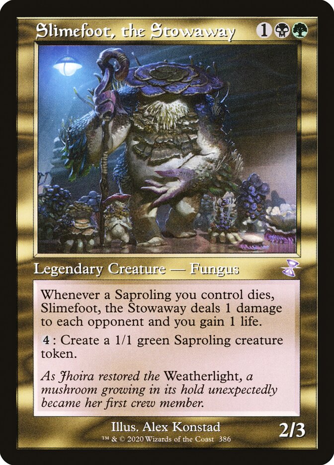 Slimefoot, the Stowaway Old Frame