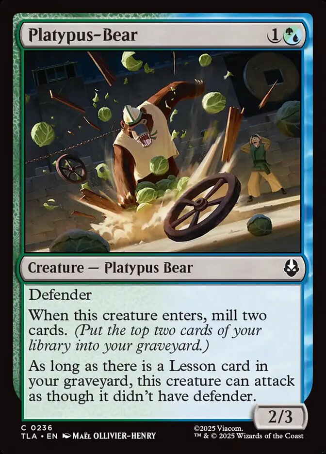 Platypus-Bear Foil