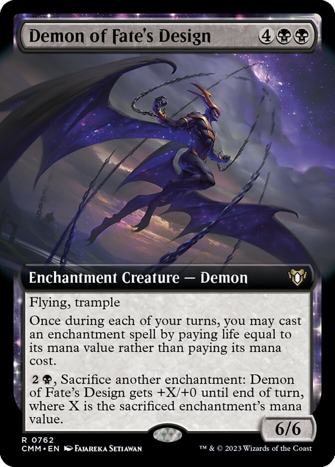 Demon of Fate's Design Extended Art Foil