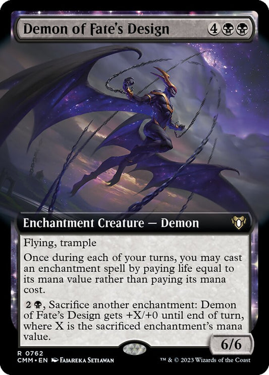 Demon of Fate's Design Extended Art Foil