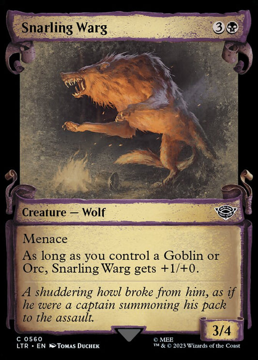 Snarling Warg Showcase
