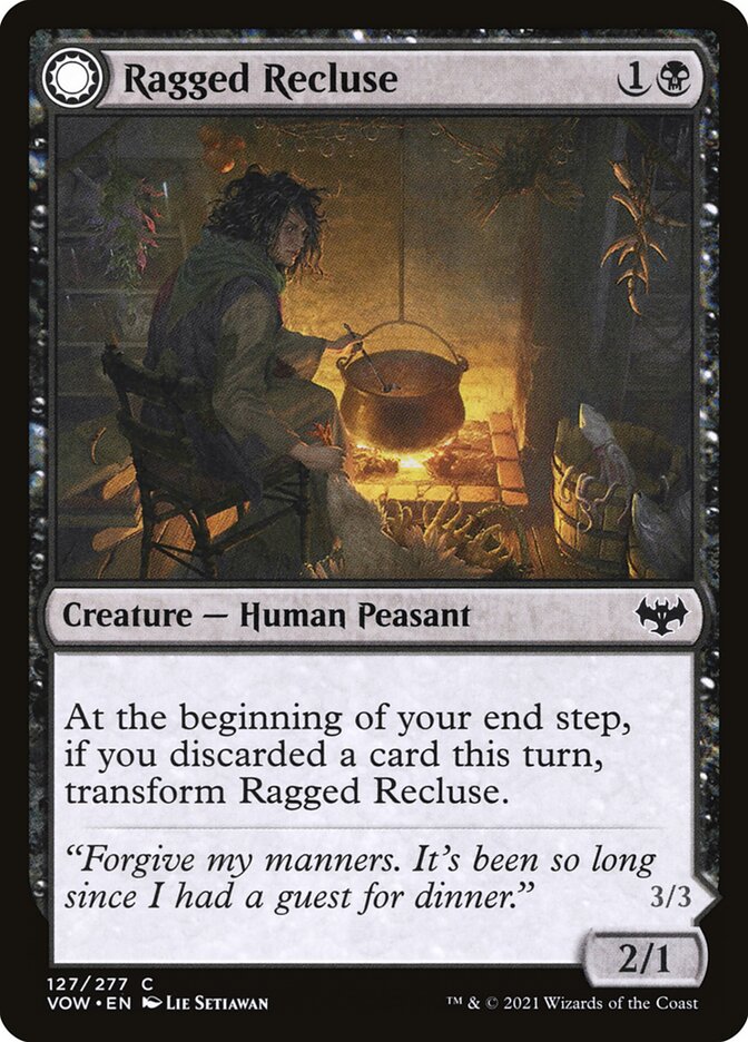 Ragged Recluse // Odious Witch Foil
