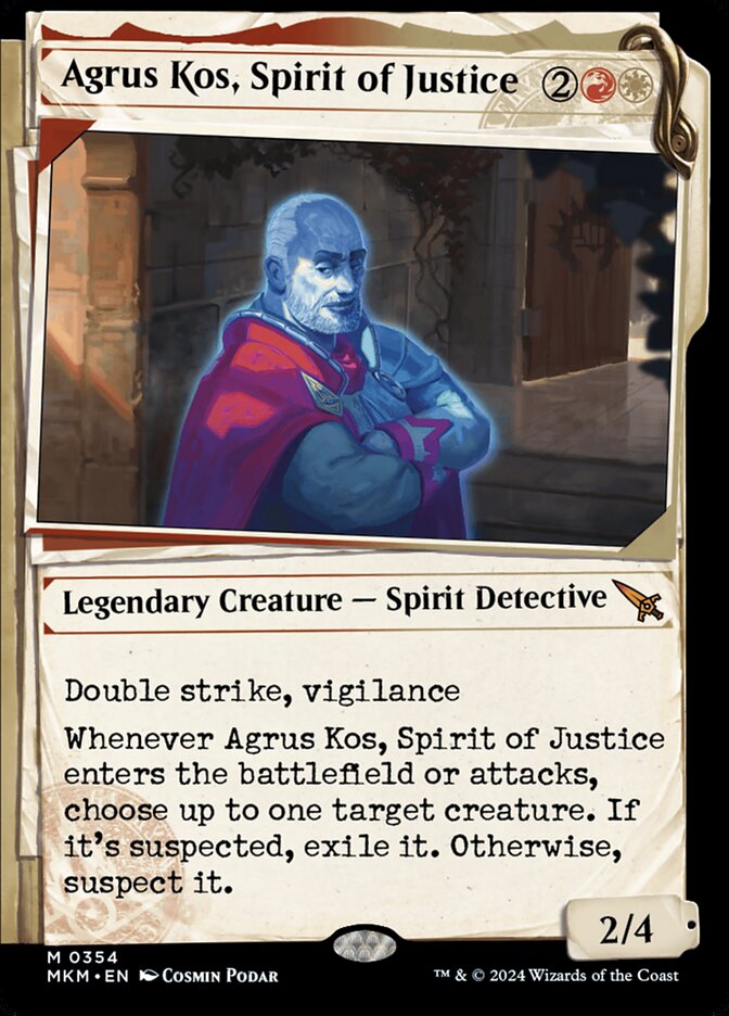 Agrus Kos, Spirit of Justice Showcase Foil