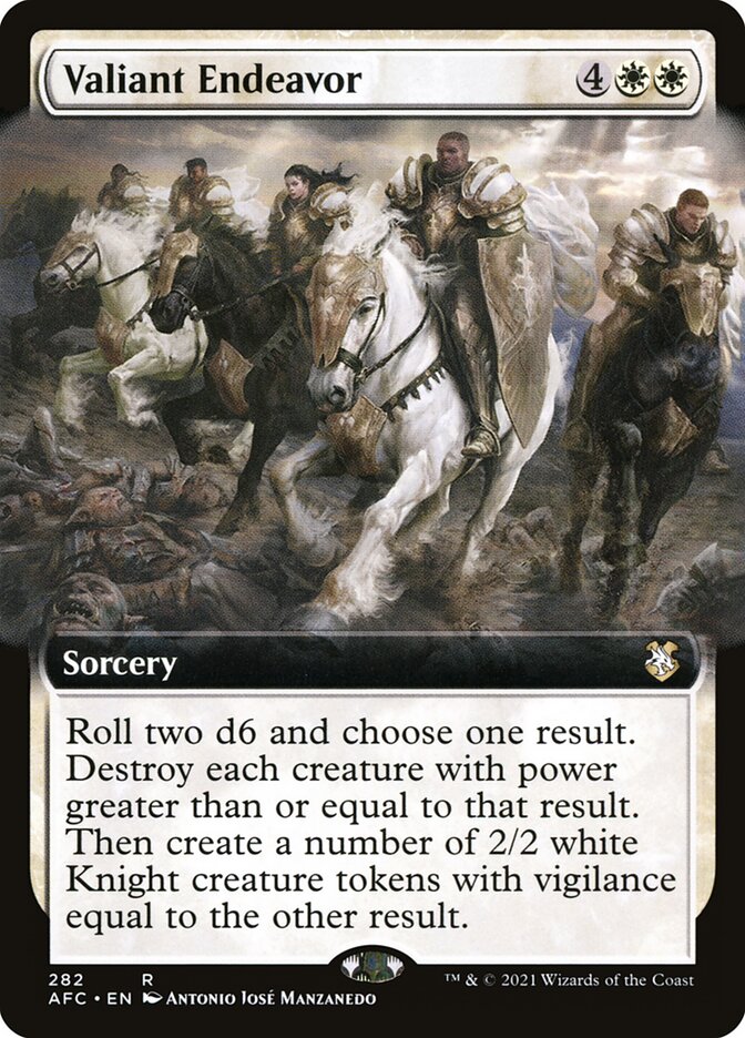 Valiant Endeavor Extended Art