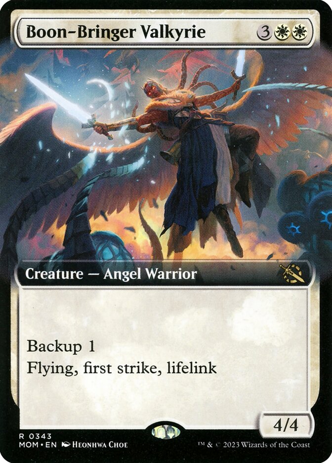 Boon-Bringer Valkyrie Extended Art Foil