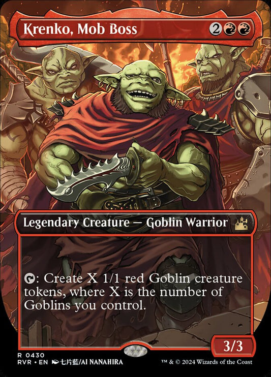 Krenko, Mob Boss Borderless Anime