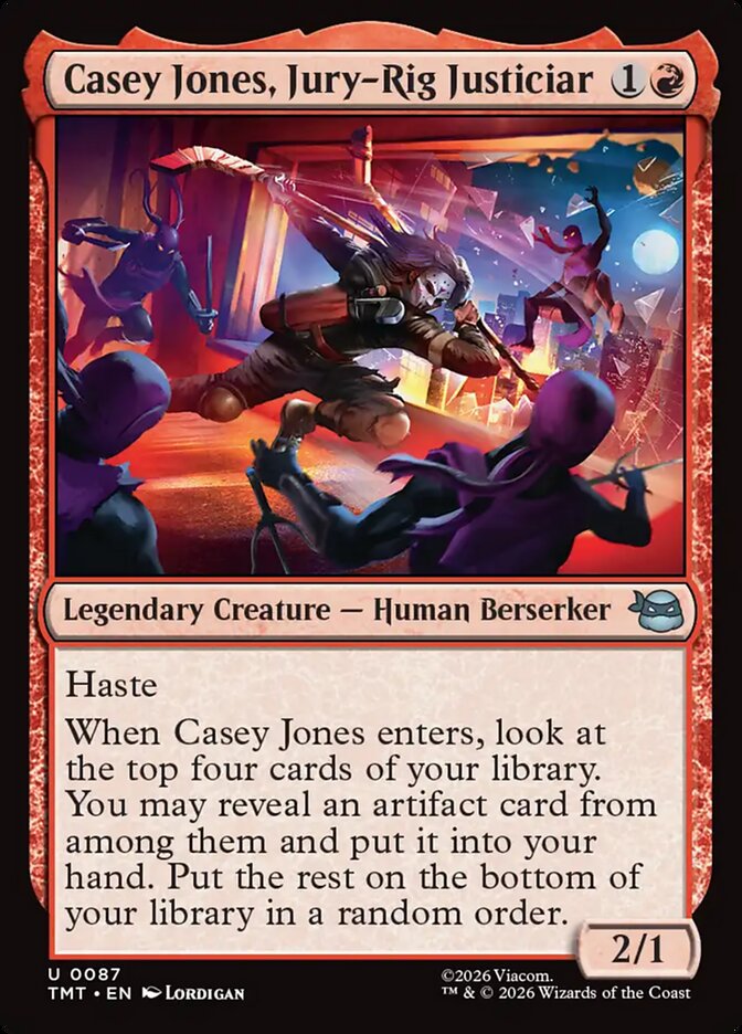 Casey Jones, Jury-Rig Justiciar Foil