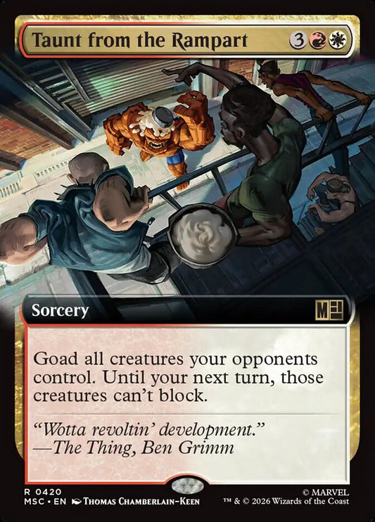 Taunt from the Rampart Extended Art