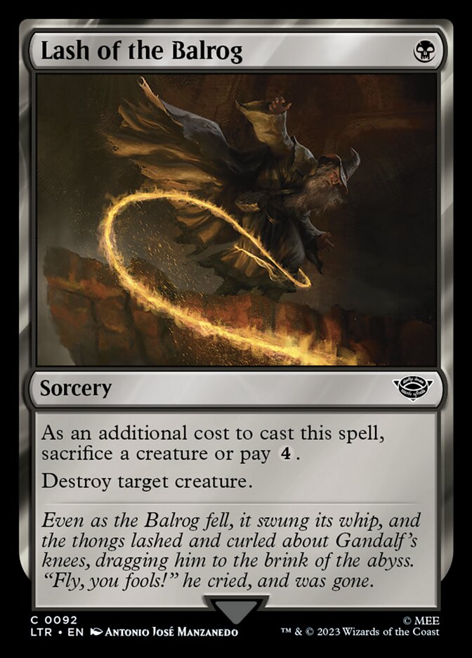 Lash of the Balrog Foil