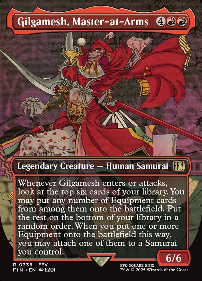 Gilgamesh, Master-at-Arms Borderless Foil