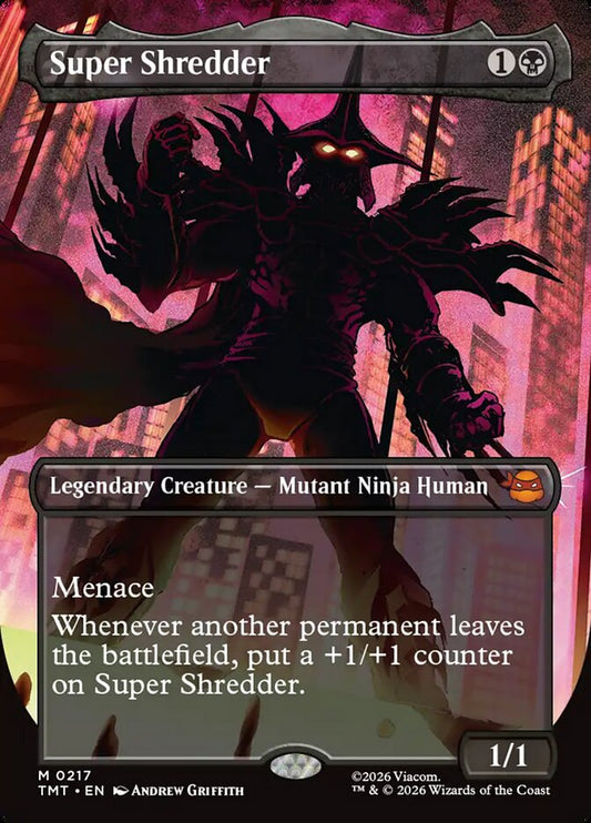 Super Shredder Borderless Silhouette Foil