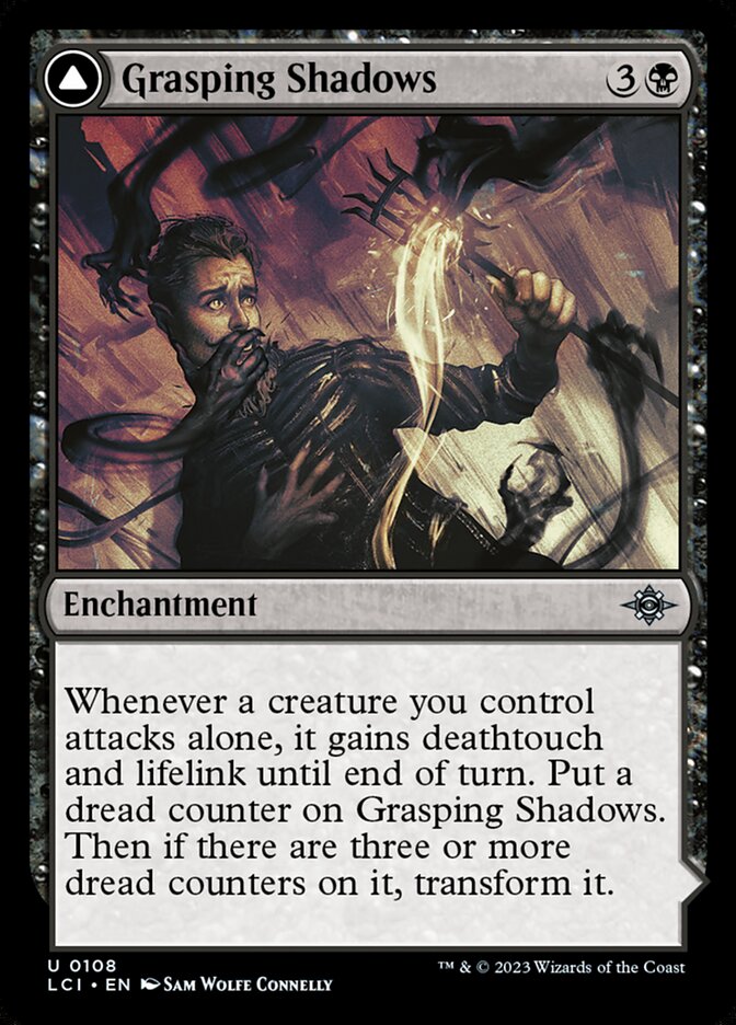 Grasping Shadows // Shadows' Lair Foil