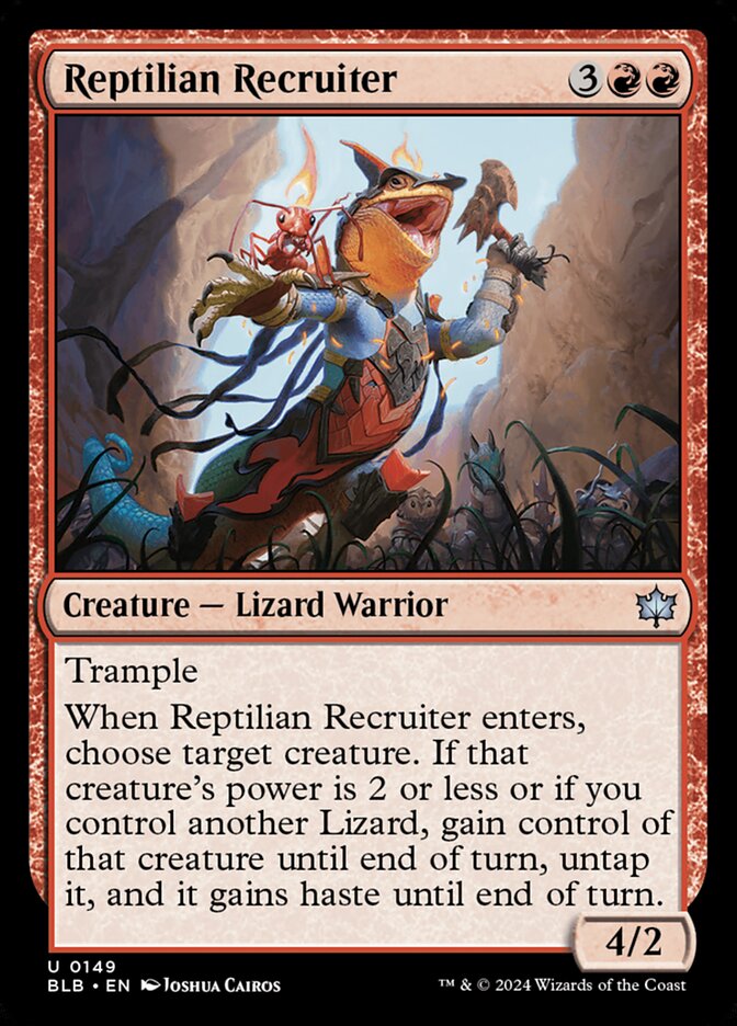 Reptilian Recruiter Foil