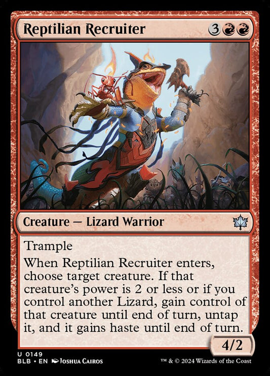 Reptilian Recruiter Foil