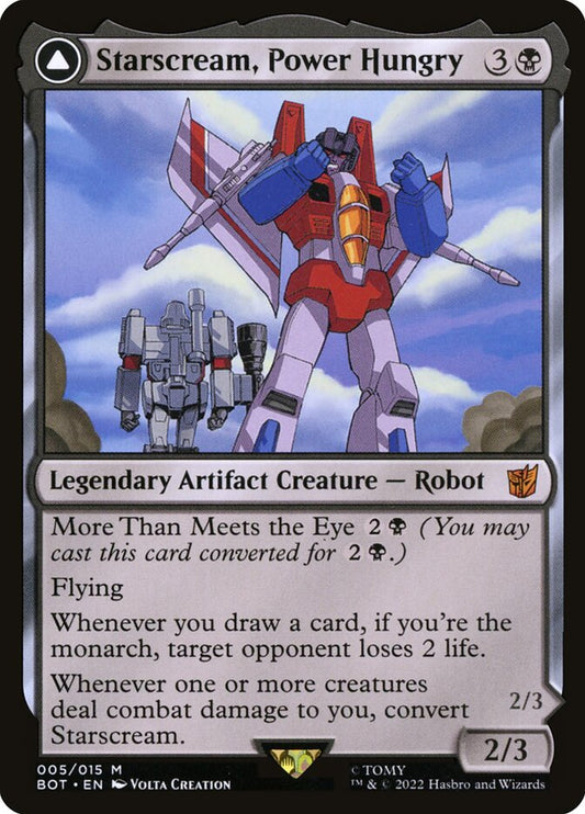 Starscream, Power Hungry // Starscream, Seeker Leader Foil