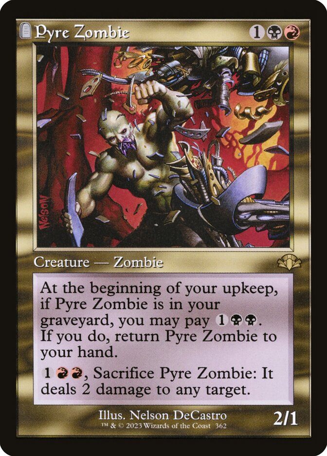 Pyre Zombie Old Frame Foil
