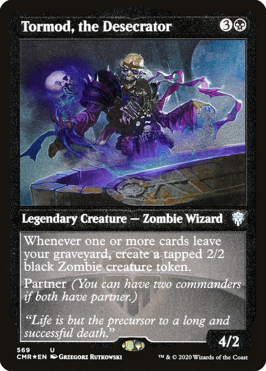 Tormod, the Desecrator Etched Foil